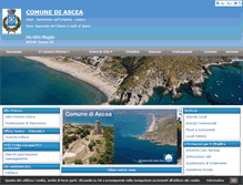 Tablet Screenshot of comune.ascea.sa.it